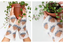 Fingerless Acorn Mittens Crochet Free Pattern Fingerless Acorn Mittens Crochet Free Pattern