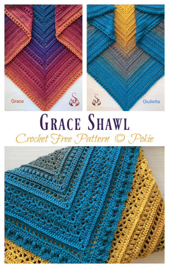 Grace Shawl Crochet Free Pattern