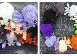 No Sew Amigurumi Spider Crochet Free Pattern