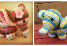 Amigurumi Peanut The Elephant Crochet Free Pattern