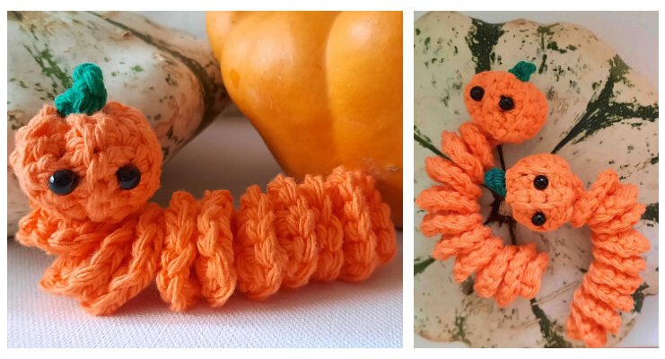 Pumpkin Worry Worm Crochet Free Pattern Pumpkin Worry Worm Crochet Free Pattern