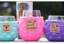 Wine Cozy Crochet Free Pattern