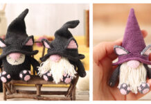 Amigurumi Cat Gnome Crochet Free Pattern