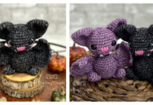 Amigurumi Pocket Pal Bat Crochet Free Pattern
