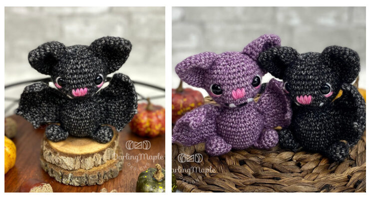 Amigurumi Pocket Pal Bat Crochet Free Pattern