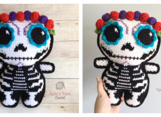 Amigurumi Sugar Skull Crochet Free Pattern