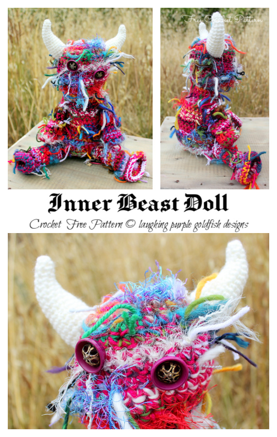 Inner Beast Doll Crochet Free Pattern
