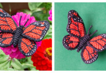 Monarch Butterfly Crochet Free Pattern