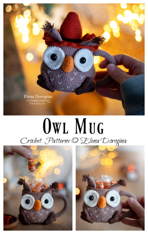 Owl Mug Crochet Pattern