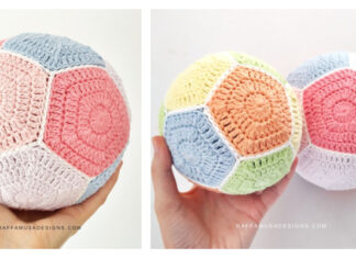 Pentagon Ball Crochet Free Pattern