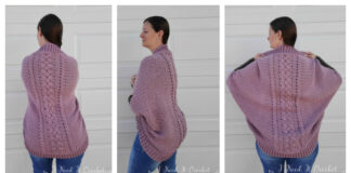 Cozy Cabled Shrug Crochet Free Pattern