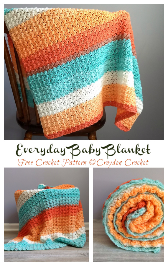 Everyday Baby Blanket Crochet Free Pattern