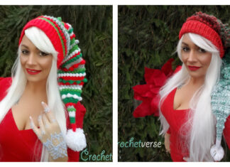 Fairy Bells Pixie Stocking Hat Crochet Pattern