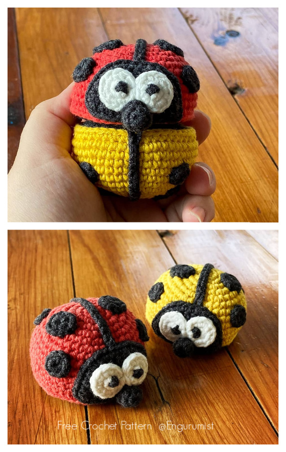 Amigurumi BugBall Crochet Free Pattern