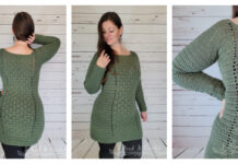 Double Cross Sweater Dress Crochet Free Pattern Double Cross Sweater Dress Crochet Free Pattern