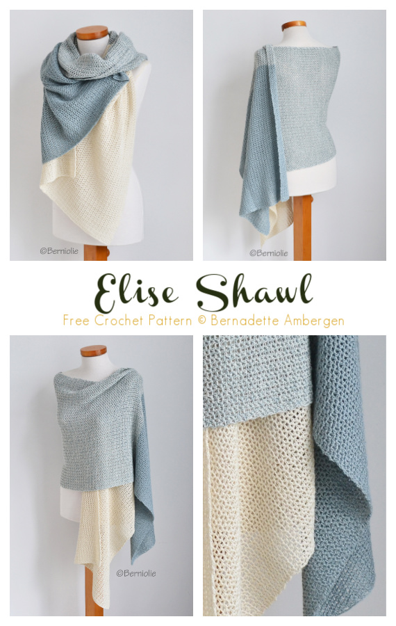 Elise Shawl Crochet Free Pattern