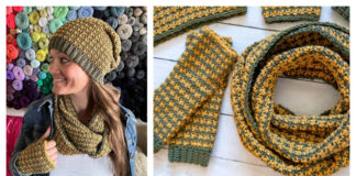 Feels Like Fall Cowl Hat Set Crochet Free Patterns