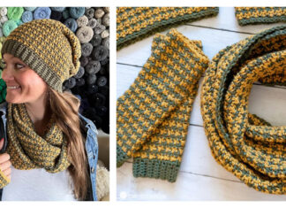 Feels Like Fall Cowl Hat Set Crochet Free Patterns