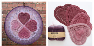 I Carry Your Heart Mandala Crochet Free Pattern