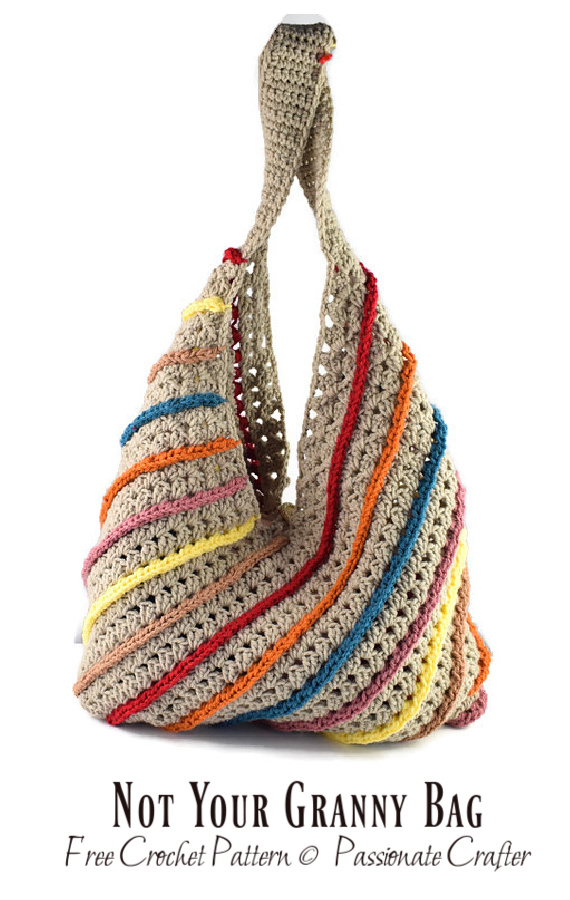 Not Your Granny Bag Crochet Free Pattern