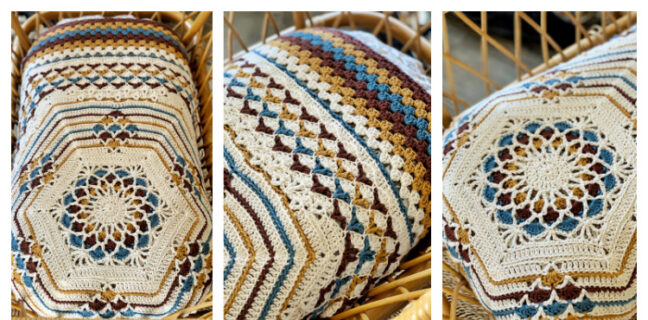 Hexagon Blanket Free Crochet Patterns - Crochet & Knitting