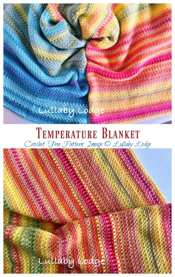 Temperature Blanket Crochet Free Pattern