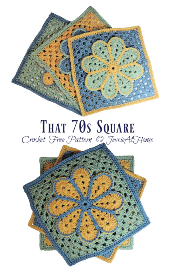 That 70s Square Crochet Free Pattern 