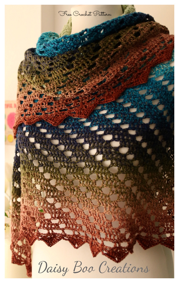 The Abilee Shawl Crochet Free Pattern