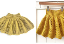 Toddler Skirt Ciska Crochet Free Pattern[9M-3Y]