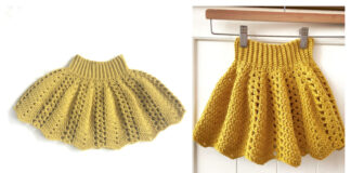 Toddler Skirt Ciska Crochet Free Pattern[9M-3Y]