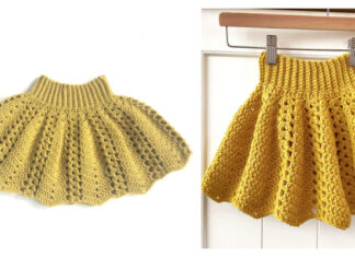 Toddler Skirt Ciska Crochet Free Pattern[9M-3Y]