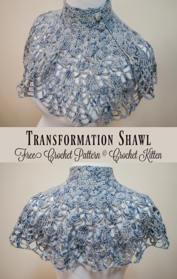 Transformation Shawl Crochet Free Pattern