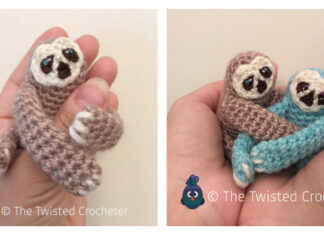 Amigurumi Baby Sloth Crochet Free Pattern