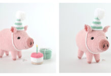 Amigurumi Birthday Piglet Crochet Free Pattern