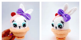 Amigurumi Bunny in Mug Crochet Free Pattern