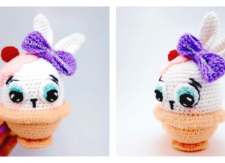 Amigurumi Bunny in Mug Crochet Free Pattern
