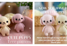 Amigurumi Cute Puppy Crochet Free Pattern