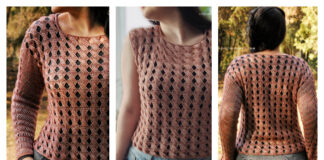 Hourglass Top Pullover Crochet Pattern