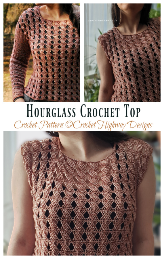 Hourglass Top Pullover Crochet Pattern