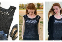 Midnight Sleeveless Top Crochet Free Patterns