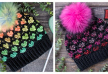 Snow Heart Beanie Crochet Pattern