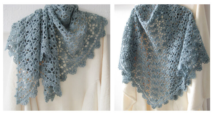 South Bay Shawlette Crochet Free Pattern