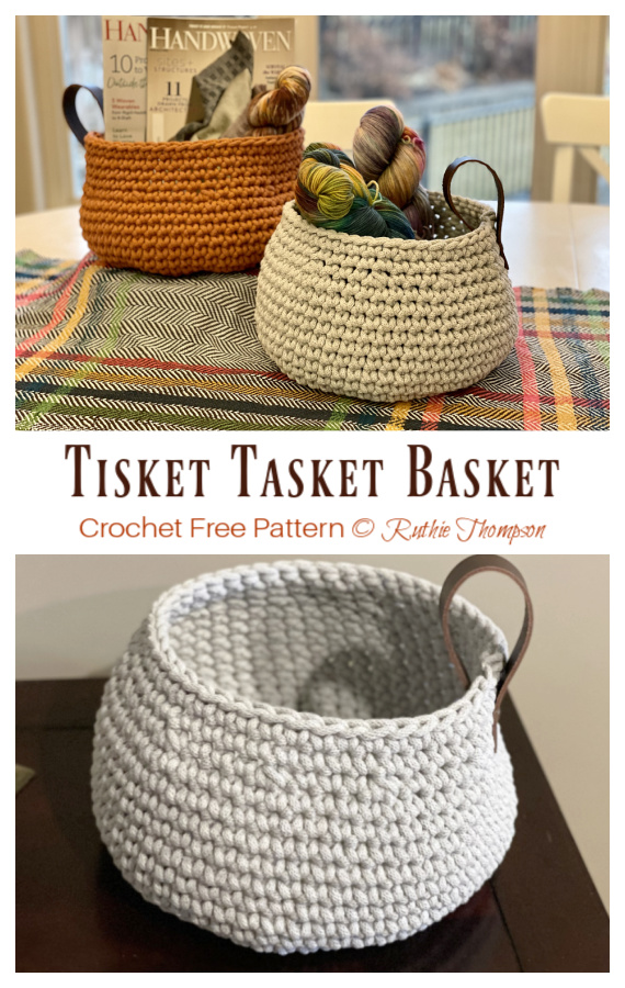 Tisket Tasket Basket Crochet Free Pattern