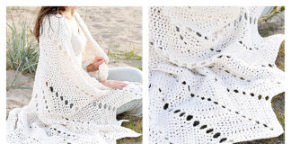 Unfolding Wings Blanket Crochet Free Pattern