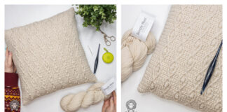 Ahead of the Curve Throw Pillow Crochet Free Pattern