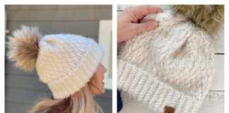 Alpine Hygge Beanie Crochet Free Pattern