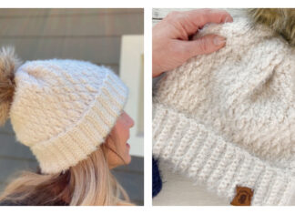 Alpine Hygge Beanie Crochet Free Pattern