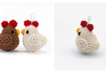 Amigurumi Chicken Keychain Crochet Free Pattern [Video]