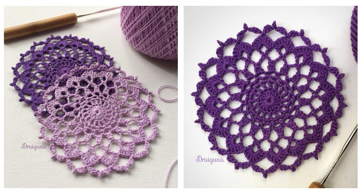 Arcane Aura Doily Crochet Free Pattern