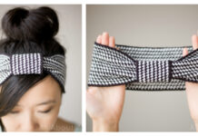 Black & White Knotted Headband Crochet Free Pattern Black & White Knotted Headband Crochet Free Pattern